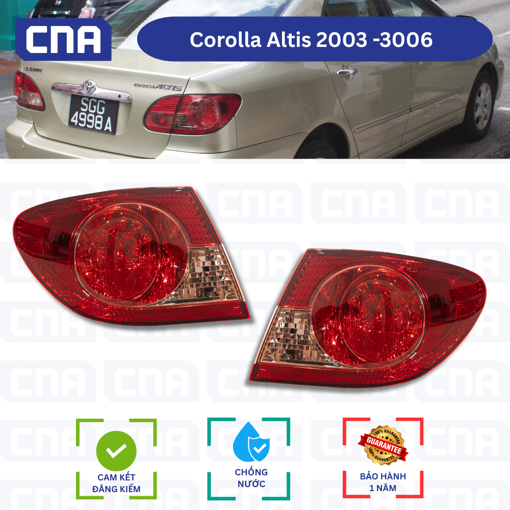 Đèn Hậu / Đèn Lái Corolla Altis 2004 - 2006 Led Depo