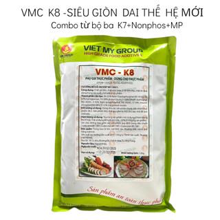 1Kg Phụ gia giòn dai tổng hợp VMC-K8 - Tạo kết dính, giòn dai sần sật cho giò chả, xúc xích, lạp xưởng