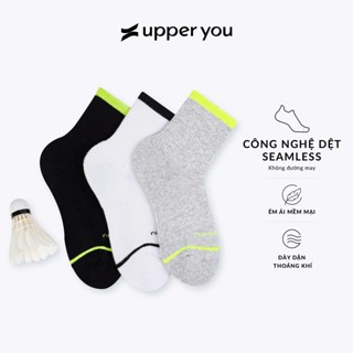 Tất Vớ Thể Thao Cổ Trung Nam Nữ Dành Cho Dân Chuyên Chạy Bộ 3-21Km, Cầu Lông Mềm Mại Thoáng Khí, Êm Ái - SPM3002