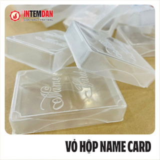 Combo 10 Vỏ Hộp Name Card VINH LIEN Nhựa Dẻo Trong Suốt, Không Vỡ, Khổ Card Để 9x5.5cm