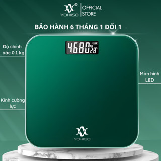 Cân điện tử chính hãng, cân điện tử sức khỏe kính cường lực đo trọng lượng cơ thể chính xác