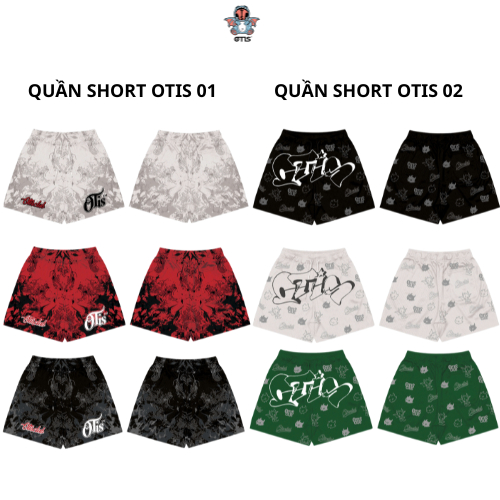 [ BST 2026] Quần short mè lưới local brand Otis Club - short mè lưới Otis 01 - 02