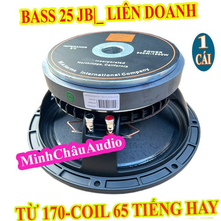 LOA BASS 25 TỪ 170 COIL 65 KHUNG NHÔM CAO CẤP BJ - GỒM 1 LOA