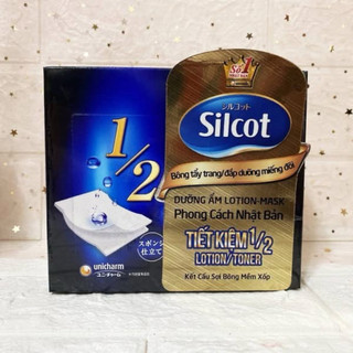 Bông tẩy trang Silcot Xanh Lá và Xanh Dương, Xanh Đậm