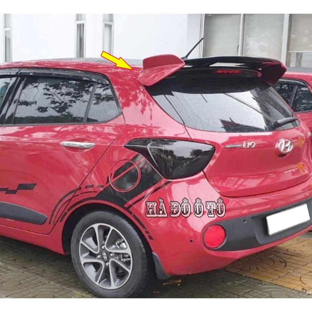 Đuôi Gió Thể Thao i10 Hatback ( Bản Mộc chưa Sơn ) - Cánh Gió Sau Cốp Cho Xe Hyundai I10 Bản hatbach