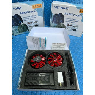 [Việt Nhật] Bộ Phụ Kiện Pin Quạt Áo Điều Hoà 25V 98000mah Chạy Liên Tục 10-15 Tiếng