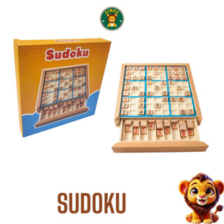 Bộ trò chơi gỗ Sudoku Simba Shop 200 bài và giải Đồ Chơi trí tuệ toán Tư Duy Logic Trí Não cho bé và người lớn