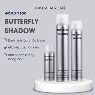  Gôm xịt tóc Butterfly Shadow Gôm bạc tạo kiểu keo xịt giữ nếp tóc nam nữ chính hãng 150ml 320ml 600ml 