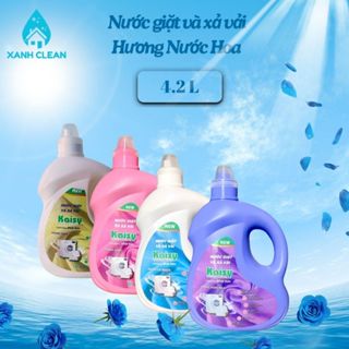 Nước giặt và xả vải KAISY 6in1 chất lượng Nhật Bản lưu hương dài lâu 4.2L 