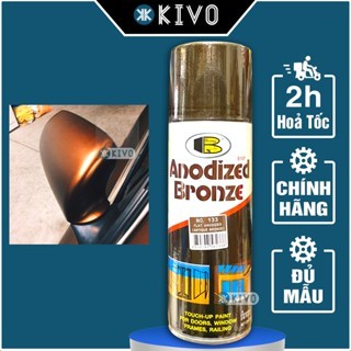 Sơn Gỗ Màu Cánh Gián Bosny THÁI LAN - Sơn Màu Giả Gỗ / Màu Nâu Cổ Đồ Gỗ, Sứ, Đồng - Sơn Xịt Gỗ Cho Bàn Ghế, Cửa Sắt-KIVO