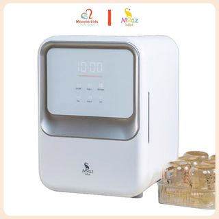 Máy tiệt trùng bình sữa UVC Plasma Ion Moaz Bebe MB113 23L, máy sấy khô quần áo cho bé - Monnie Kids
