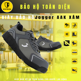 Giày Bảo Hộ Thể Thao Safety Jogger AAK Xám – Mũi Thép, Chống Đinh, Cực Êm, Siêu Nhẹ, Thoáng Khí