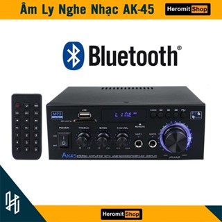 Âm ly Mini Bluetooth HiFi AK-45 nghe nhạc hay