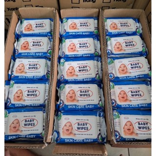  Hả Tốc   combo 20 gói  Khăn Ướt Baby Wipes 80g KHÔNG MÙI 
