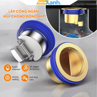 Nắp cống ngăn mùi hôi, nắp đậy cống thoát nước lắp chặn mùi hôi côn trùng nhà vệ sinh ( Tặng Kèm Vòng Đệm )