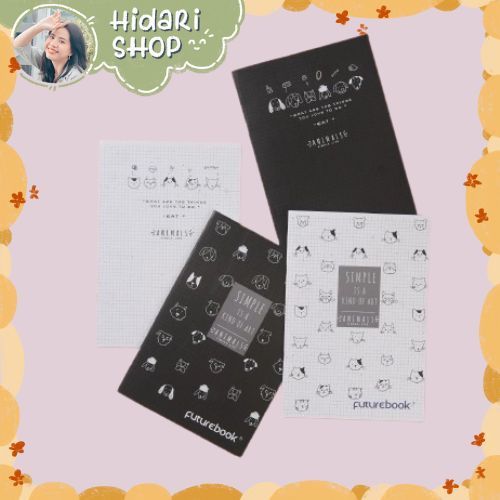 Combo Vở Ô Ly Animal Futurebook Tập Học Sinh Tập Sinh Viên 96 Trang 200 Trang - Hidari