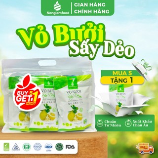  5 Túi tặng 1  Combo 5 Túi Vỏ Bưởi Sấy Dẻo Nonglamfood 85g 