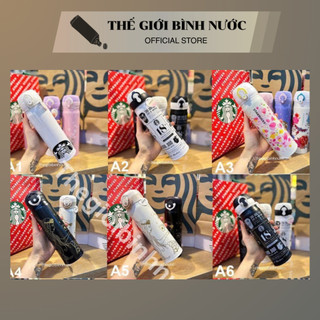  Bình giữ nhiệt Starbucks & Bình Giữ Nhiệt Thermos Nắp Bật 