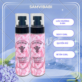 (mua 3 tặng 1) Body Mist, nước hoa xịt ơm toàn thân nữ Samvibabi lưu hương 6-8h , mùi hương cho học sinh sinh viên