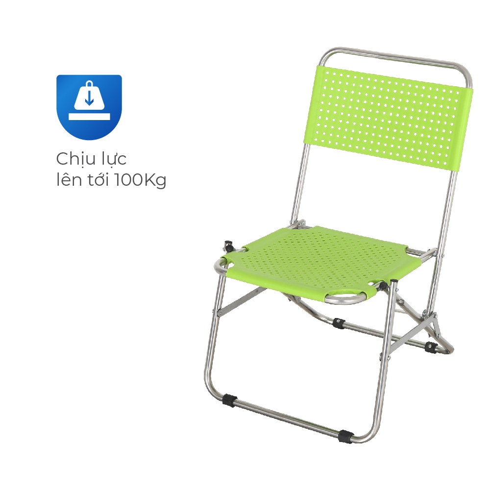 Ghế cà phê Win QUI PHÚC, lưng nhựa thấp, thoáng khí, thoải mái, gấp gọn tiện lợi, dễ sử dụng | BigBuy360 - bigbuy360.vn