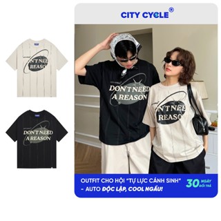  Áo thun phông T Shirt unisex form rộng Local Brand Chính Hãng City Cycle Áo thun Dontneed 
