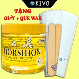 Gel Wax Lông Lạnh Horshion Mật Ong 750ml - Gel Tẩy Lông Bikini, Kem Wax Lông Nách, Chân Tay - Kivo