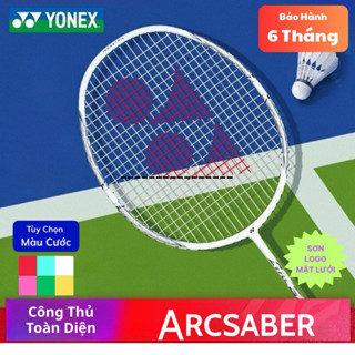 【Combo 5 Quà Tặng Vợt cầu lông Yonex Arcsaber 0 căng sẵn cước chính hãng, siêu phẩm vợt Yonex cho người mới chơi