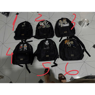 Ba lô đôn chề 6 mẫu ảnh thật hình thêu kèm logo nhỏ