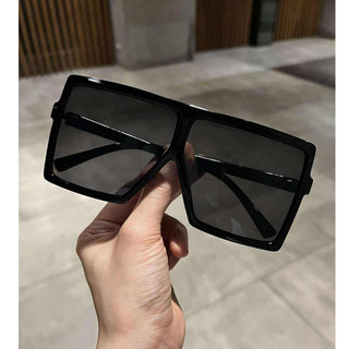 Kính râm nam nữ Mắt vuông Bản to thời trang