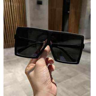 Kính râm nam nữ Mắt vuông Bản to thời trang