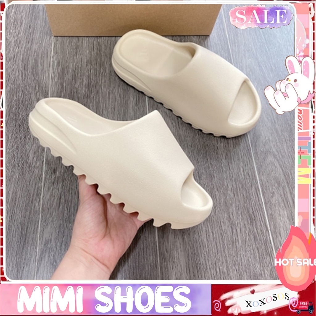 Dép Yeezy Slide Bản Vân Nhám Cao Cấp Fullbox, Dép YZ Slide - Siêu Cấp - Đế Cao 5cm