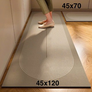 [tổng kho] Thảm Lót Sàn Nhà Bếp Dáng Dài Chống Trượt Thấm Hút Dầu Giặt Sạch Tiện Lợi 45x70cm + 45x120cm