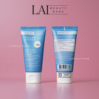 Kem chống nắng có màu Paula's Choice Resist Super-Light Wrinkle Defense SPF 30 15ml, 60ml - LAI BEAUTY BANK