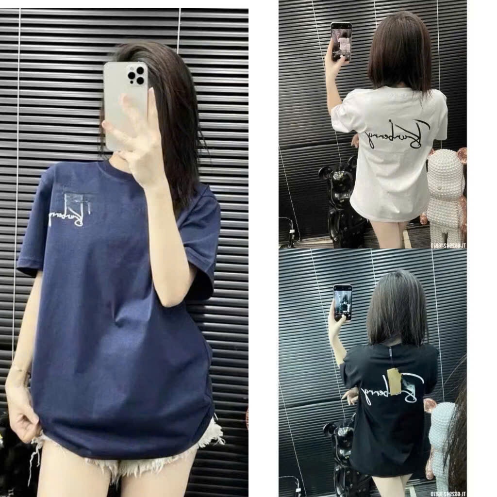 Áo Thun Nam Nữ in Chữ Bubunberi, Chất liệu cotton su mềm mịn thoáng mát, hotrend