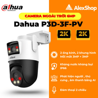   6M-10M  Camera Dahua Picoo Dual 2 Mắt P3D-3F-PV  6M   P5D-5F-PV  10M  Ngoài Trời 2 Mắt 