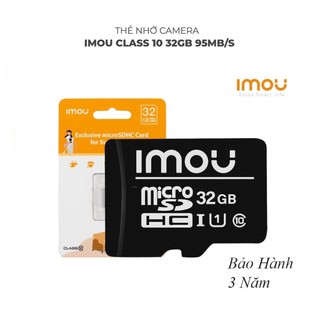 [BH 2 Năm] Thẻ nhớ chuyên dụng IMOU Micrio SD 32Gb - Class 10 dahua - Tốc Độ Cao, Độ Bền Cao