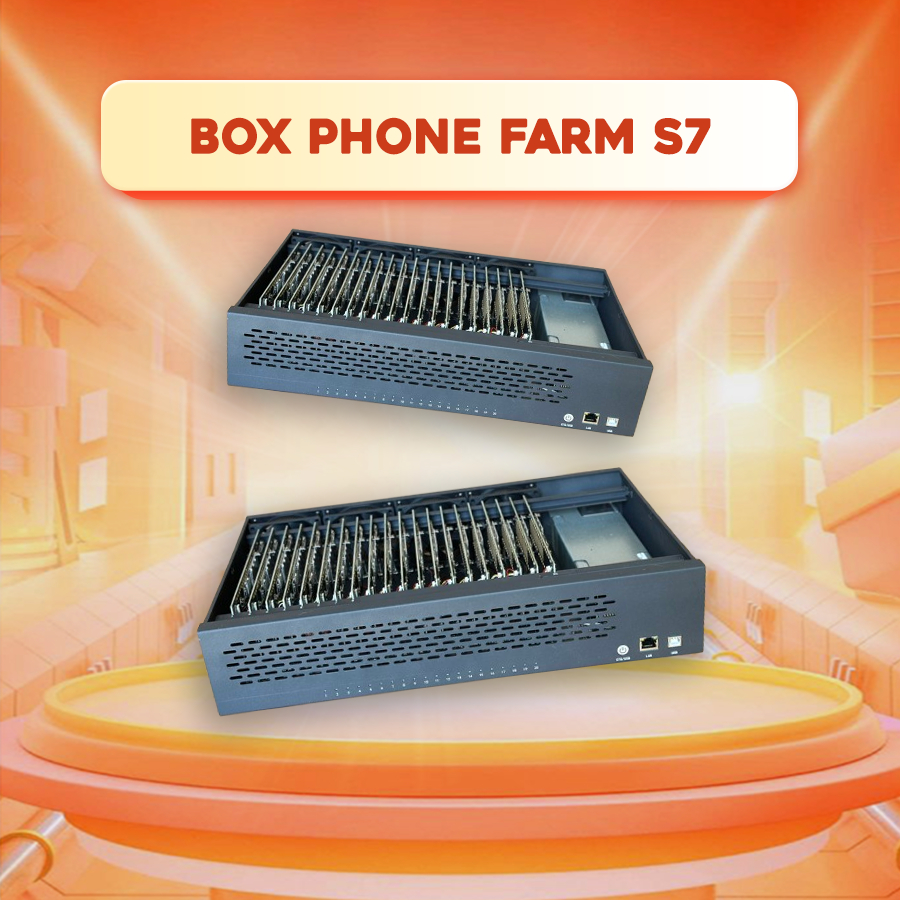 Box Phone Farm dòng S7 RAM 4GB/ 32 - BestPhoneFarm BestMoon.Vn