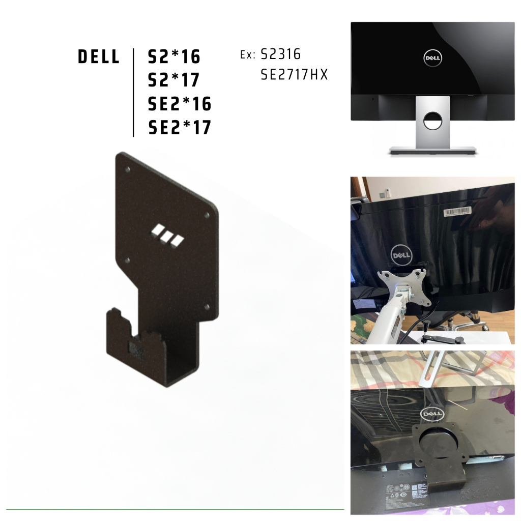 VESA ADAPTER màn hình DELL S2*16, S2*17, SE2*16, SE2*17