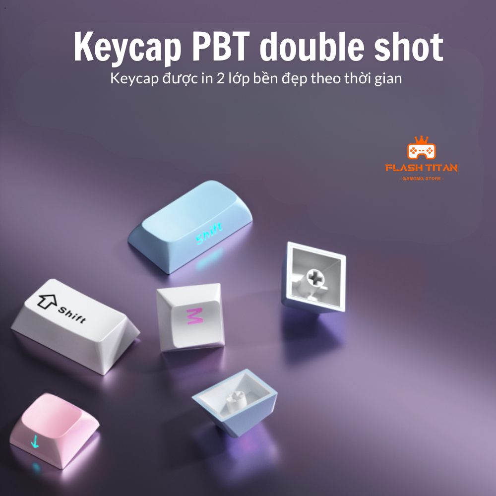 Bàn phím cơ không dây AULA S75 pro - Có màn led tùy chỉnh - LED RGB xuôi - 3 mode kết nối tiện lợi | BigBuy360 - bigbuy360.vn