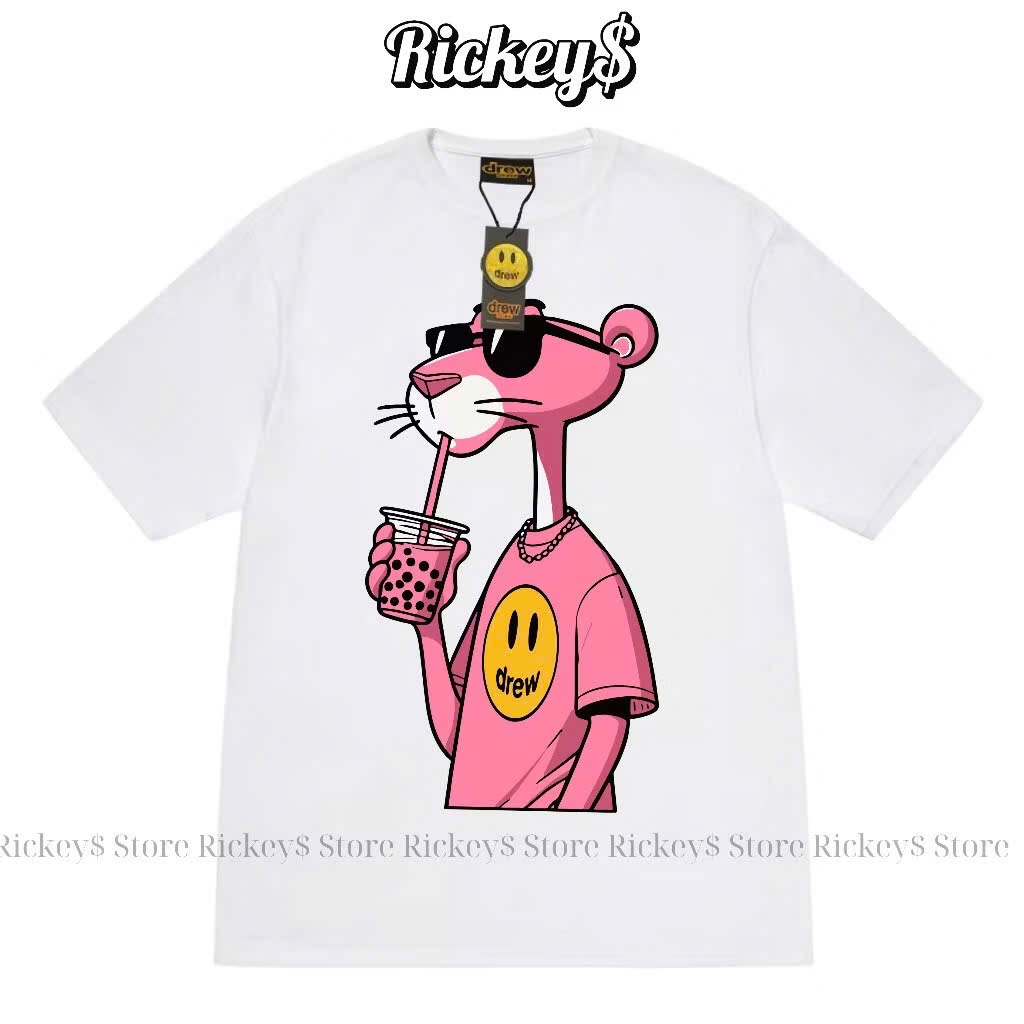 Áo Thun Drew House Pink Panther CHẤT COTTON SU THOANG MÁT
