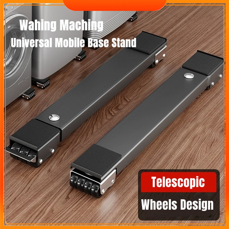 trượt di chuyển đồ nặng, giá đỡ tủ lạnh có con lăn di động Máy giặt chân đế tủ lạnh