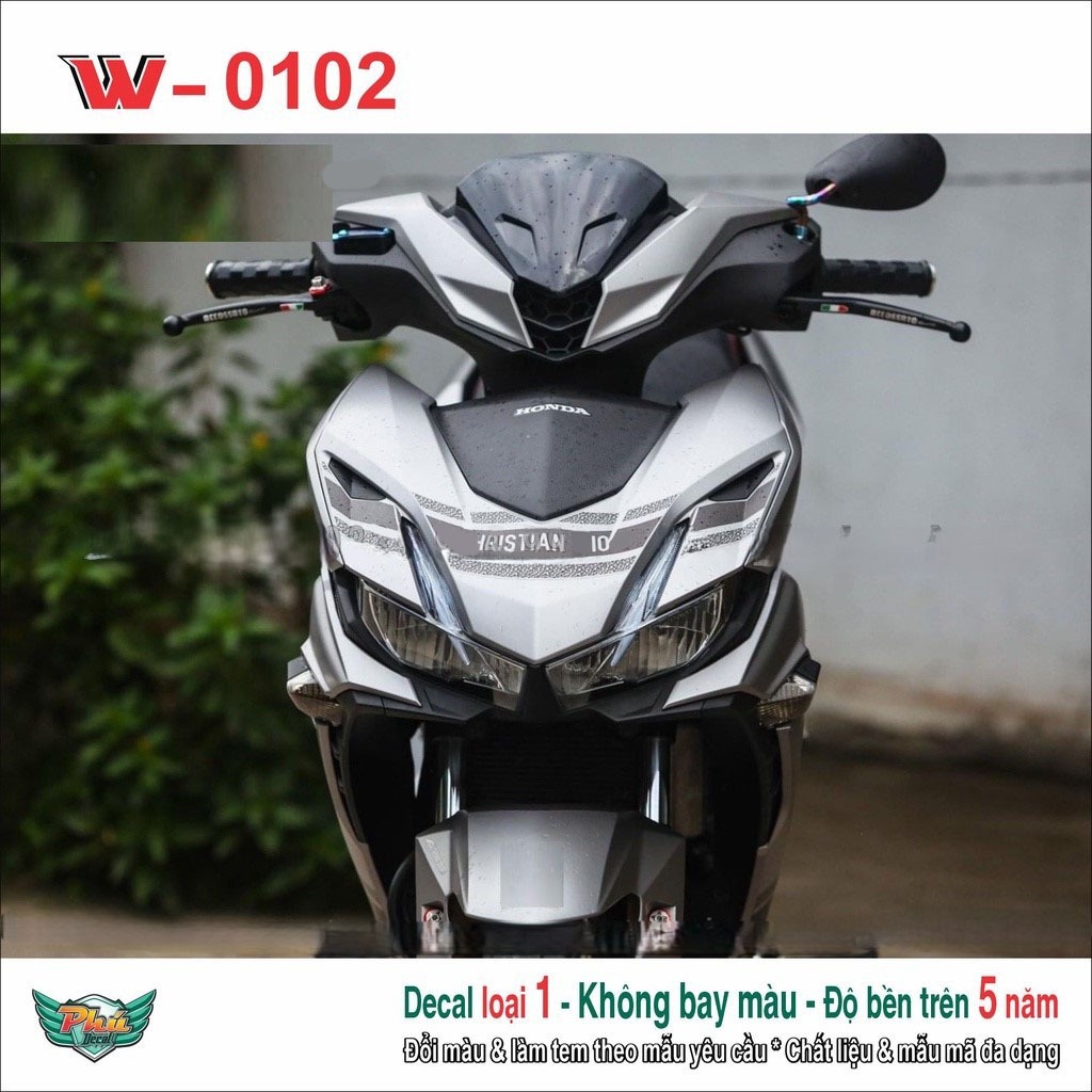 Tem rời Winner X V3 bạc đen mẫu Do.ir - Decal 3 lớp chất lượng cao, bền màu, chống nước (15)