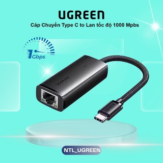 Bộ chuyển USB-A/USB-C to Lan Ugreen CM650 Tốc độ mạng 100/1000Mbps