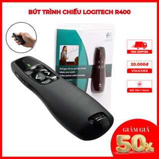 Bút Trình Chiếu Logitech R400, Bút Thuyết Trình, Bút Laser, Trình Chiếu Slide, Powerpoint, Word, Excel Bảo Hành 12 Tháng