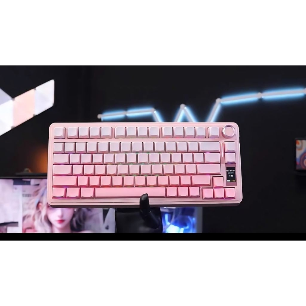 Aula F75 Max bàn phím cơ kết hợp màn hình, núm xoay siêu chất, âm thanh Hifi | BigBuy360 - bigbuy360.vn