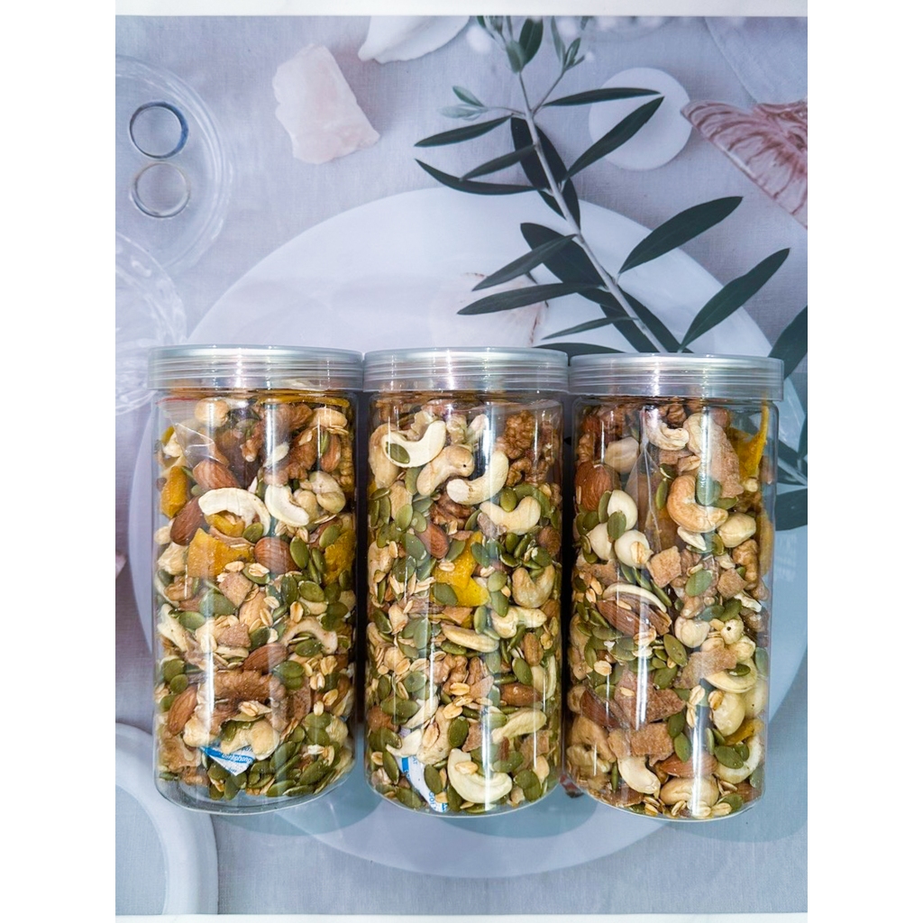 Granola Nhiều Hạt Cao Cấp 5% yến mạch - Granola Siêu Hạt (5% yến mạch)