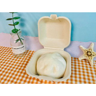   50 Cái  Hộp Bã Mía Vuông Nâu 300ml – Đựng Bánh Bao Hamburger Xôi Trứng – An Toàn ♻️ 