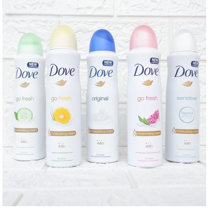 Xịt Khử Mùi Dove 150ml,250ml của Mỹ, Khử Mùi, Kháng Khuẩn Hiệu Quả - Hàng Mỹ | BigBuy360 - bigbuy360.vn