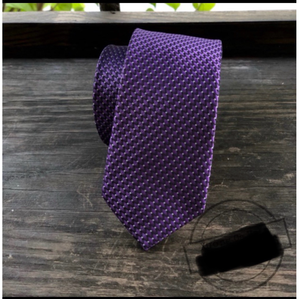 Cà vạt nam mầu tím bản 5cm