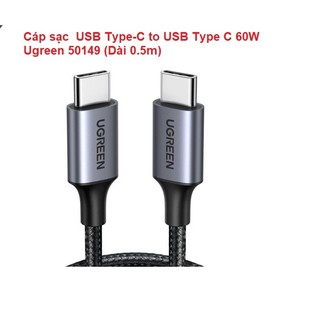 Cáp Data Type-C to Type-C Male  ( 60520,50123,50125,50149,50150 ) UGREEN